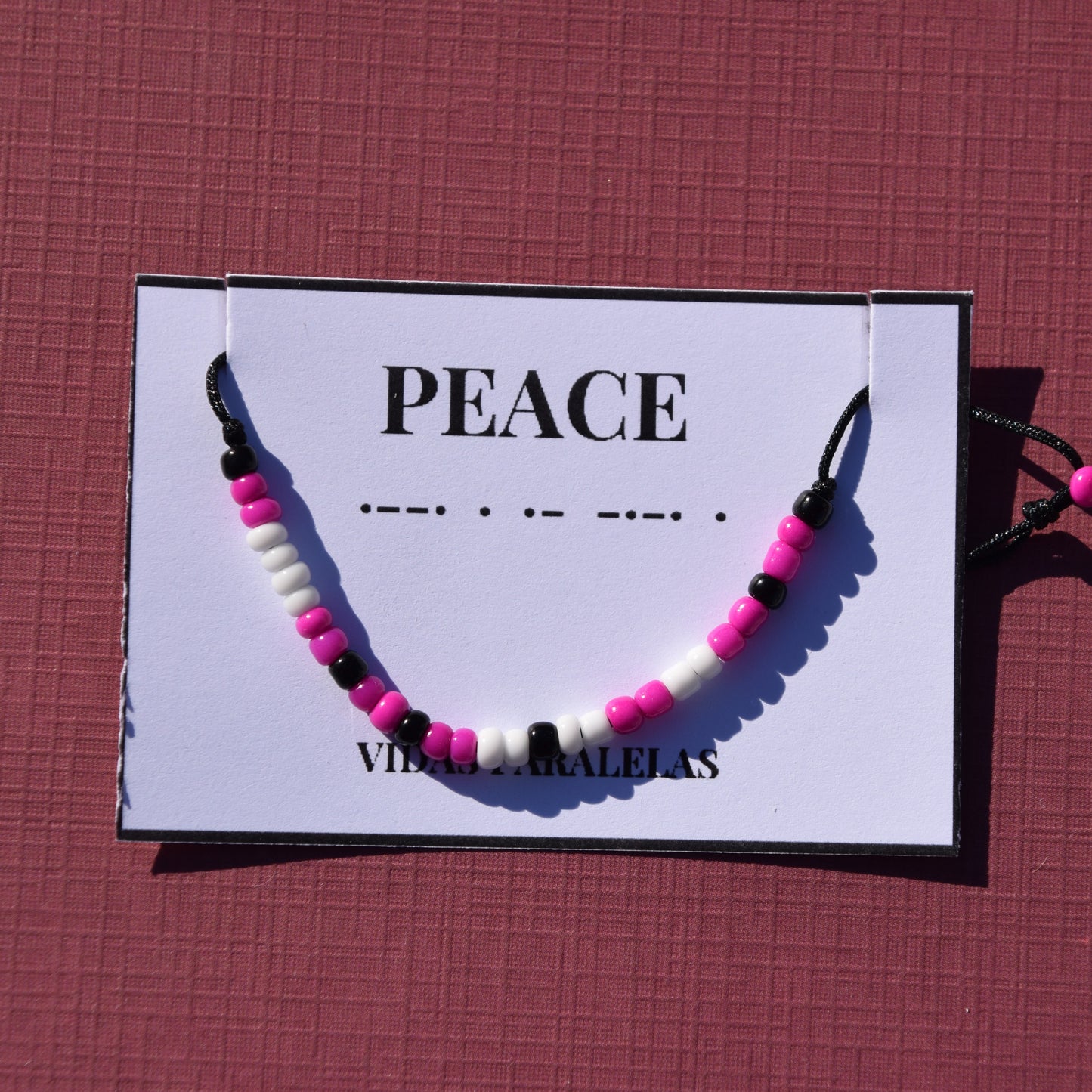 PEACE fucsia